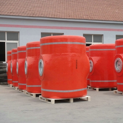 สมอทรงกระบอกทุ่นลอยน้ำนอกชายฝั่ง PE PVC EVA Mooring Buoys