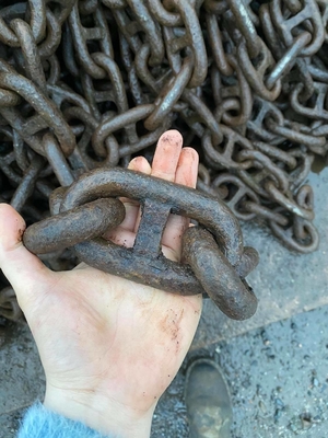 สมาคมจัดอันดับเหล็กไร้ขัดเหล็ก 316 สินค้าทางทะเล LR Grade Ship Anchor Chain