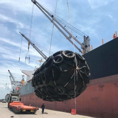 ISO17357 50 kpa 80 kpa โยโกฮาม่าประเภทบังโคลนลมพอง