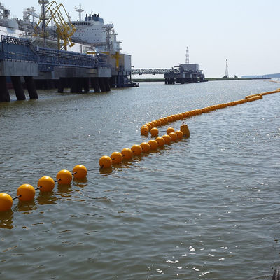 โฟม EVA เติมลูกบอลลอยน้ำ Delimit Safety Area Water Barrier Mooring Buoy