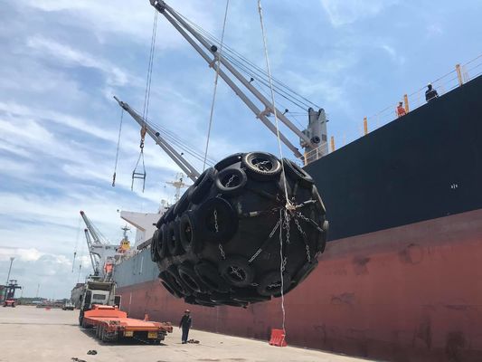 ยางโยโกฮามาประเภทบังโคลนเรือลมเรือ Berthing