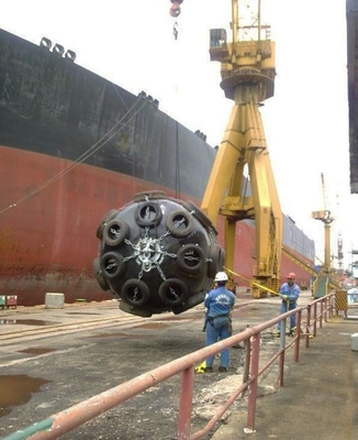 บังโคลนเรือ EVA แบบลอยตัว Polyurea Coating พร้อม Anti-Collision Customized Harbor