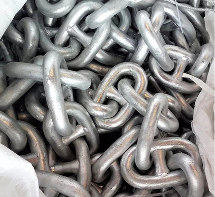 สมาคมจัดอันดับเหล็กไร้ขัดเหล็ก 316 สินค้าทางทะเล LR Grade Ship Anchor Chain