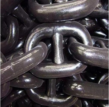 ภาระหนักอุตสาหกรรมดํา ปรับปรุง Drop Forge short link Chain เหล็กเหล็กเหล็กกลอง รอบเรือ Anchor Chain
