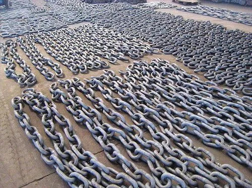 ภาระหนักอุตสาหกรรมดํา ปรับปรุง Drop Forge short link Chain เหล็กเหล็กเหล็กกลอง รอบเรือ Anchor Chain
