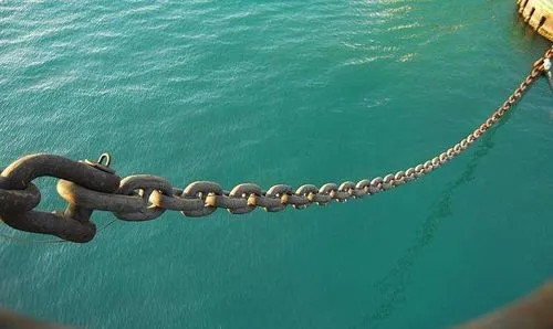 ภาระหนักอุตสาหกรรมดํา ปรับปรุง Drop Forge short link Chain เหล็กเหล็กเหล็กกลอง รอบเรือ Anchor Chain