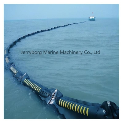 สีส้ม Floating PVC Containment Boom สําหรับการรั่วไหลของสนามน้ํา