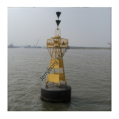 บอยสําหรับการเดินเรือจากเหล็ก พร้อมเครื่องหมายลอยด้านช่องทางสูง