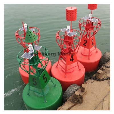สินค้าคุณภาพสูง OEM Steel Navigation Marine Floating Buoy สําหรับขาย