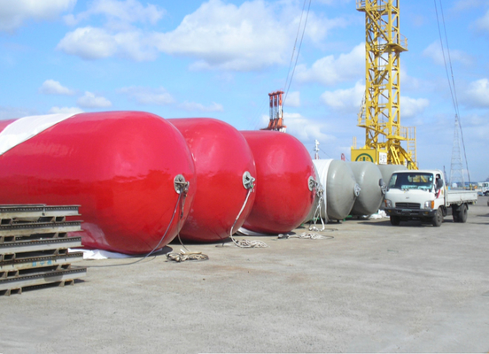 สายเรือต่อสายเรือ CCS ส่วนประกอบและอุปกรณ์เสริมเรือ EVA Polyurea Foam Filled Fender