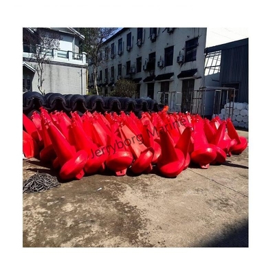 บอยลอยจากวัสดุ LLDPE ที่ทนทานนาน พร้อมเครื่องหมายด้านบนที่มีเส้นสะท้อนแสงสําหรับการเดินเรือ