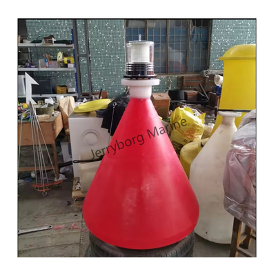 บอยลอยจากวัสดุ LLDPE ที่ทนทานนาน พร้อมเครื่องหมายด้านบนที่มีเส้นสะท้อนแสงสําหรับการเดินเรือ