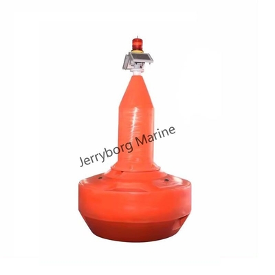 วัสดุที่มีคุณภาพสูง LLDPE Floating Mark Buoy สําหรับระบบการเดินเรือและการเตือนในทะเล/นอกทะเล/ทะเลสาบแม่น้ํา