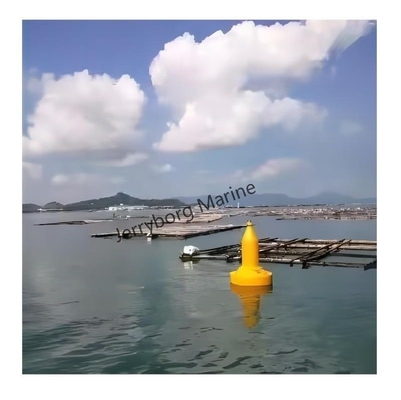 วัสดุที่มีคุณภาพสูง LLDPE Floating Mark Buoy สําหรับระบบการเดินเรือและการเตือนในทะเล/นอกทะเล/ทะเลสาบแม่น้ํา