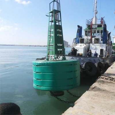 วัสดุที่ยั่งยืนและหลากหลาย LLDPE Navigation &amp; Mark Buoy สําหรับปลูกปลา
