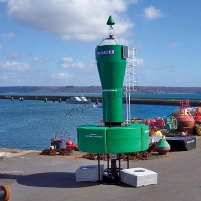 วัสดุที่ยั่งยืนและหลากหลาย LLDPE Navigation &amp; Mark Buoy สําหรับปลูกปลา