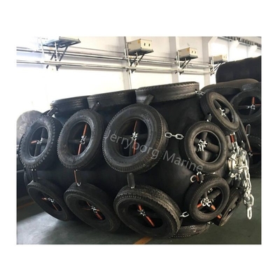 จีนผลิต โยโกฮาม่า แบบเรือ Fender กับยาง Chain Net Fender
