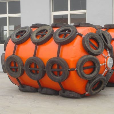 กันชนทะเลโพลียูรีเทน EVA Marine Fender พร้อมโซ่และยาง