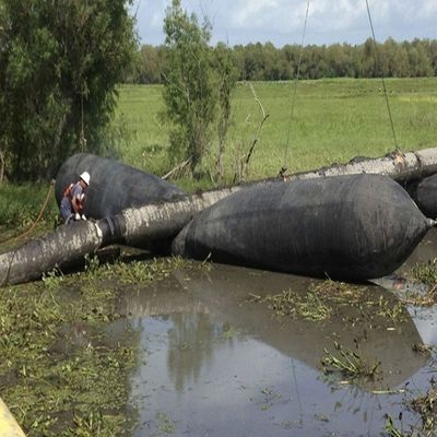 ถุงลมนิรภัยยางรูปทรงกระบอกลอยสำหรับท่าเรือ