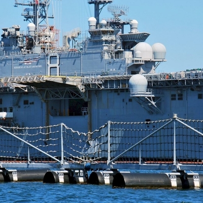 HDPE Port Security Floating Barriers พร้อมใบรับรอง ISO9001
