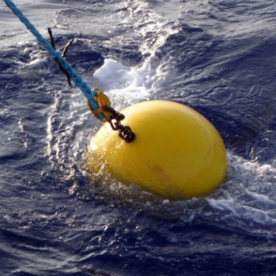การสกัดน้ำมัน PE Floating Ball Marine Mooring Buoy