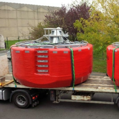 ขนาดที่กำหนดเอง SGS BV Marine Foam เติมทุ่น Anchor Mooring Buoy Ball