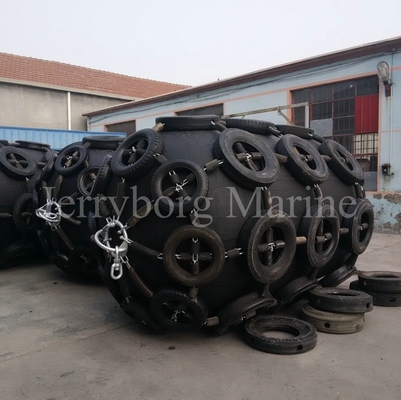 Offshore STS Transfer ยางธรรมชาติ 50kpa Floating Pneumatic Fender