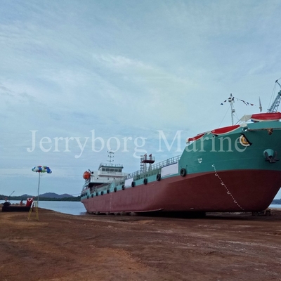 เรือเป่าลมเปิดตัวถุงลมนิรภัยยางทางทะเลแรงดันสูง