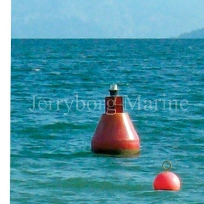 ทุ่นลอยน้ำขนาดที่กำหนดเองเครื่องหมายเตือนความปลอดภัย Marine HDPE Navigation Buoy